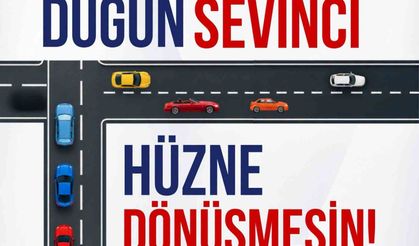 Erzurum Emniyeti'nden 'Düğün Konvoyu' uyarısı: 'Sevinç hüzne dönüşmesin'