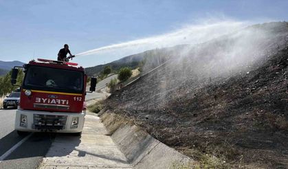 Kastamonu'da çıkan örtü yangınları büyümeden söndürüldü