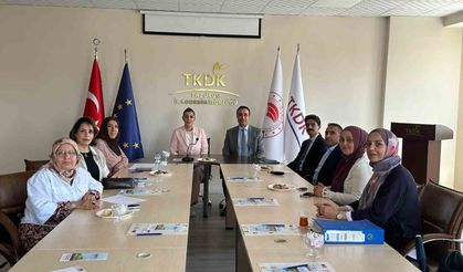 TOBB Erzurum Kadın Girişimciler Kurulu ağustos ayı toplantısını TKDK'da yaptı