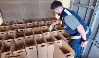 1 ton 122 litre etil alkol ele geçirildi