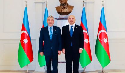 Cantürk Alagöz’den Azerbaycan Türkiye Büyükelçisi Reşad Aslanov’a Hoş Geldin Ziyareti