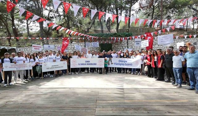 İzmir"de sağlık için doğa yürüyüşü