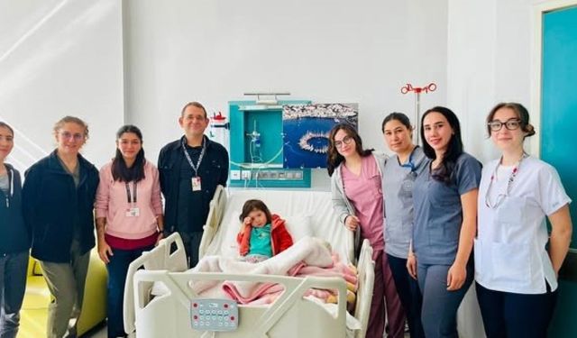 Minik Beren, açık kalp ameliyatı ile sağlığına kavuştu