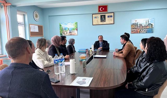 Milli Eğitim Müdüründen Merkez Köy Okullarına Ziyaret