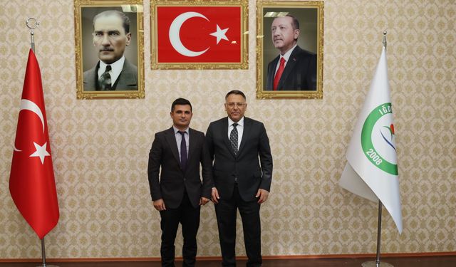 Iğdır Toprak Mahsulleri Müdürü Nihat Atalar’dan Rektör Gürel’e Ziyaret