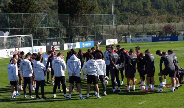 A Milli Futbol Takımı, Bulgaristan maçı hazırlıklarını tamamladı