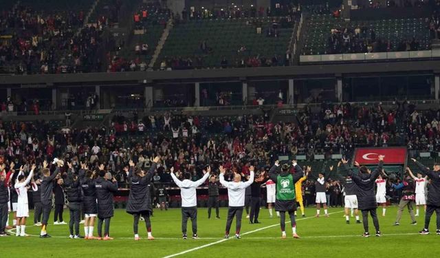 A Milli Futbol Takımı’nda Gürcistan galibiyeti sevinci