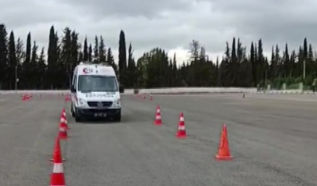 Ambulans sürücülerine ASGE eğitimi verildi