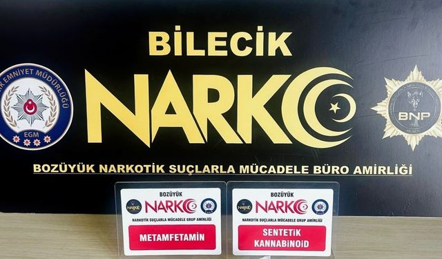 Bilecik’te uyuşturucu operasyonu: 1 şüpheli yakalandı