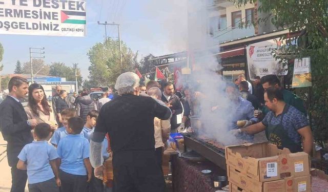 Bursa’nın Çeltik Mahallesinden Gazze’ye destek