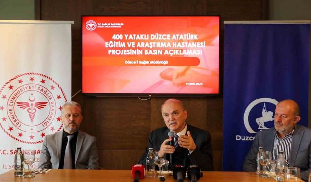 Düzce’de 400 yataklı hastane 360 günde inşa edilecek