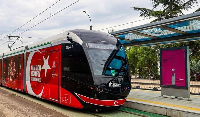 Milli maç saatinde tramvay ücretsiz