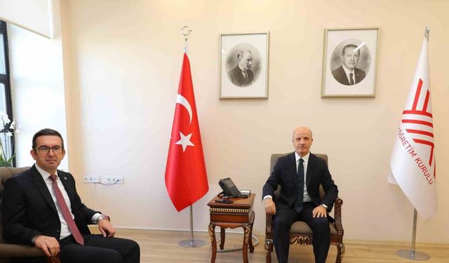 YÖK Başkanı Özvar, Kosova’nın Ankara Büyükelçisi Vrenezi’yi kabul etti