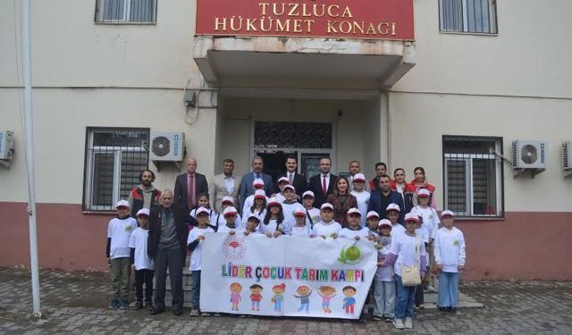 Tarım Kampı Çocuklarından Tuzluca Kaymakamına Ziyaret