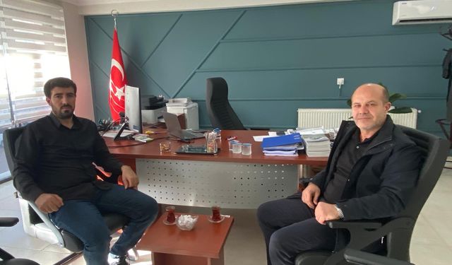 Gazeteci Cabbar Şıktaş’tan Doğugaz Iğdır Dağıtım Müdürüne Ziyaret