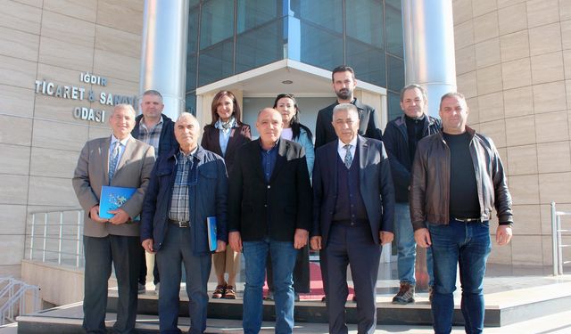 CHP Iğdır İl Yönetiminden Odaya Nezaket Ziyareti