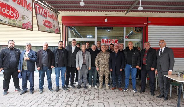 Emniyet Müdürü Turgay’dan Pazar Yeri Esnafına Ziyaret