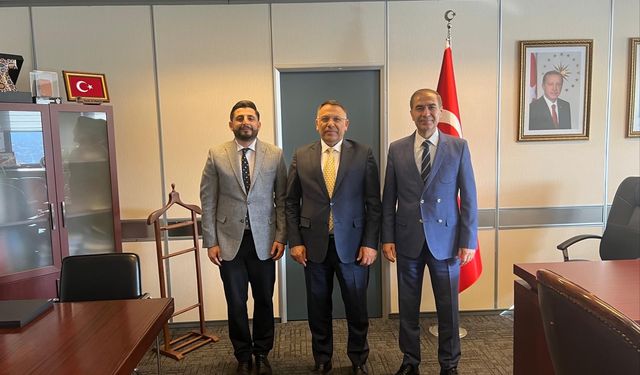 Rektör Gürel’den Uluslararası Hizmet Ticareti Genel Müdürlüğü’ne Ziyaret