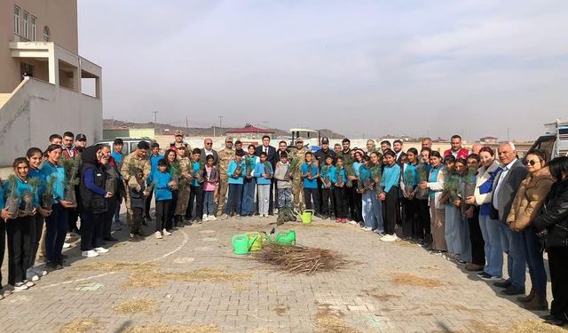 Karakoyunlu’da Ağaçlandırma Seferberliği: Fidanlar Toprakla Buluştu