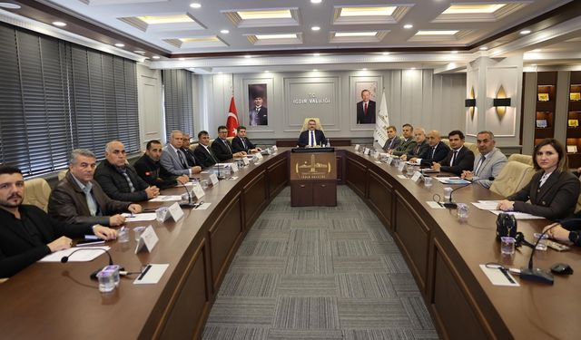 Vali Turan Başkanlığında Kriz Merkezi Toplandı: Kuraklıkla Mücadelede Yeni Tedbirler Görüşüldü