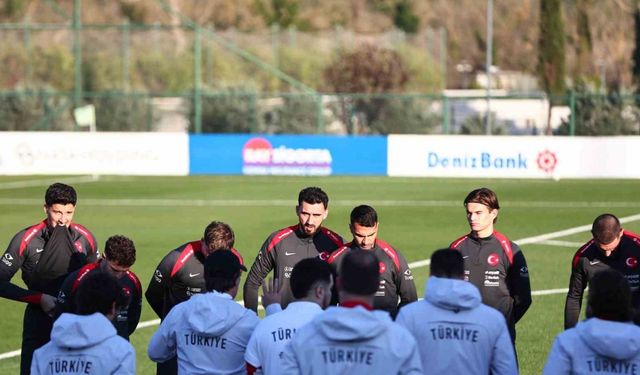 A Milli Futbol Takımı, İspanya maçı hazırlıklarına başladı