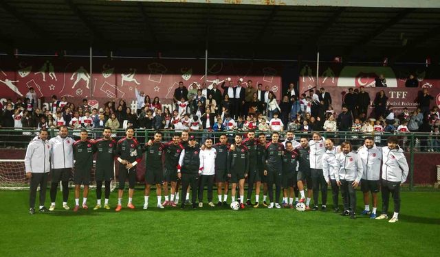 A Milli Takım, Bulgaristan ve İspanya maçlarının hazırlıklarına başladı