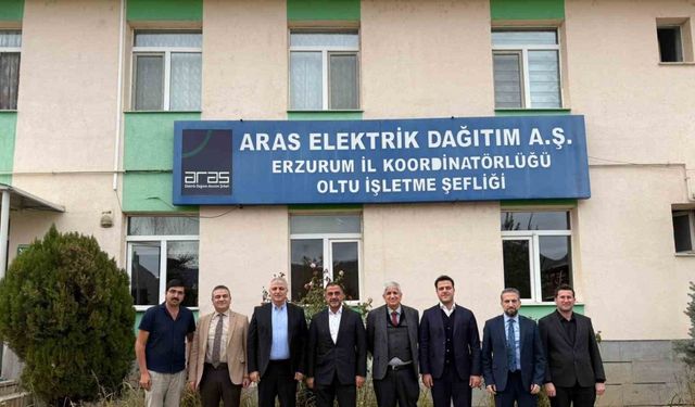 Aras EDAŞ üst yönetimi saha ziyaretlerinde