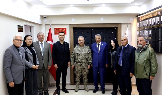 CHP Iğdır İl Başkanı Nizamettin Ada’dan Emniyet Müdürü Turgay’a ziyaret