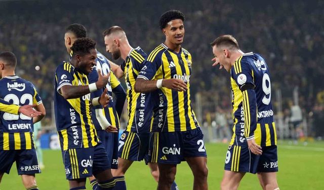 Fenerbahçe’den ligde 4 maçlık galibiyet serisi