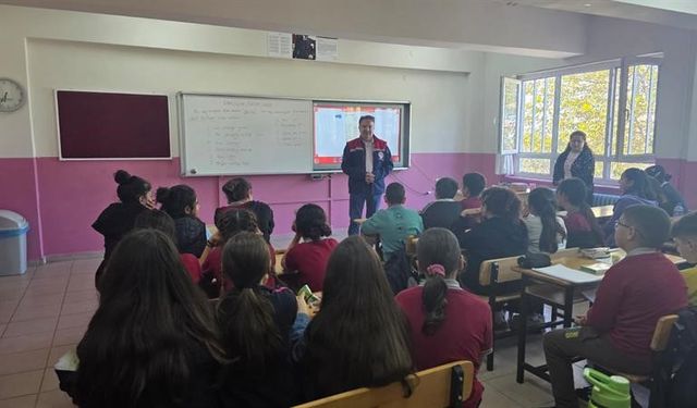 Öğrencilere sürdürülebilir gelecek dersi verildi