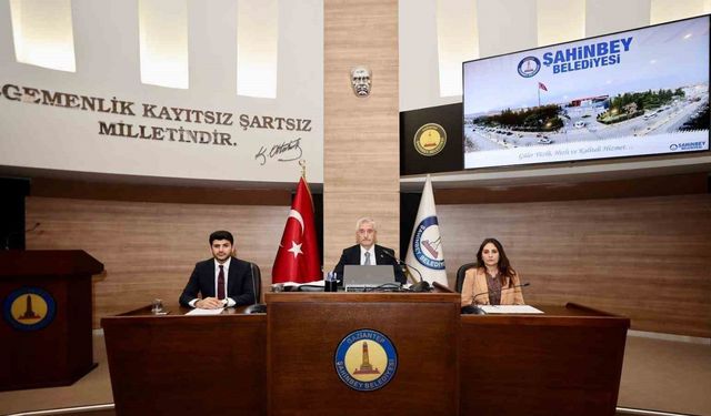 Şahinbey Belediyesi kasım ayı meclis toplantısı yapıldı