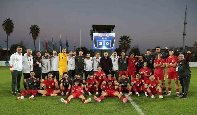 U19 Milli Takım, Belarus’u 2-0 yenerek Elit Tur’a yükseldi
