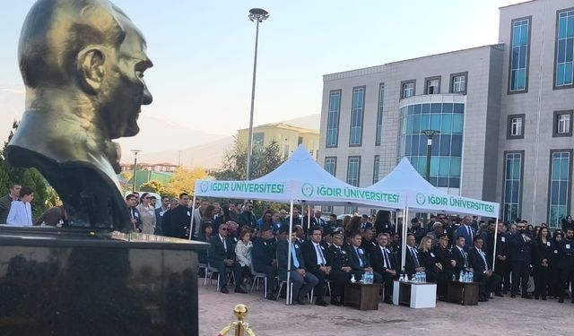 Iğdır Üniversitesi’nde İlk Kez 10 Kasım Programı Düzenlendi