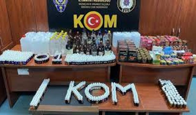 81 ilde kaçak alkole karşı operasyonlarda 179 şüpheli yakalandı