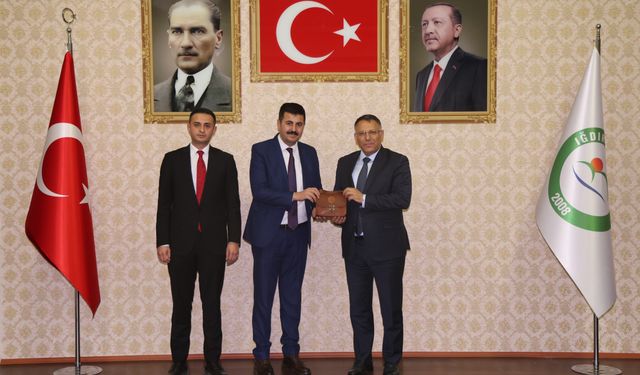 Iğdır Üniversitesi Özel Kalem Müdürlüğünde Devir Teslim Töreni