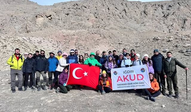Iğdırlı Dağcılardan Kalus Dağı’na Başarılı Tırmanış!