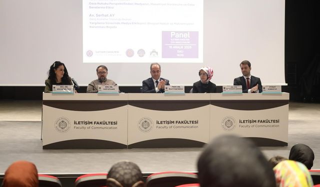 Atatürk Üniversitesi'nde 'Medyada suç ve suçun temsili' paneli