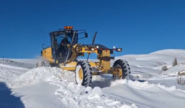 Kars'ta kapalı köy yolu kalmadı