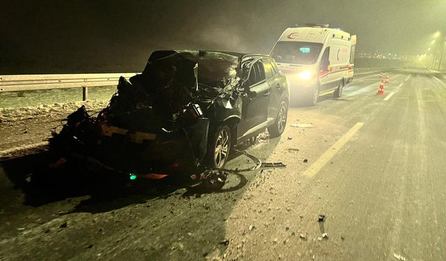 Iğdır’da Korkutan Kaza: Jip Tıra Arkadan Çarptı!