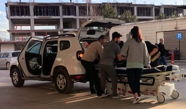 Yaralıyı bagajda acile getirdiler