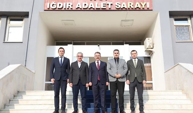 Iğdır Valisi Ercan Turan’dan Kurumlara Veda Ziyaretleri