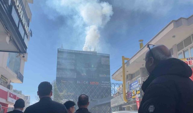 Baca yangını korkuttu