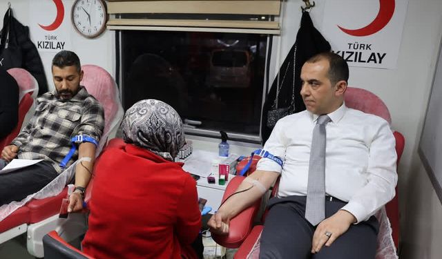 Vali Taşolar’dan Kan Bağışına Destek