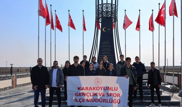 Karakoyunlu Gençliğinden Şehitlere Vefa: Dilucu’nda Dualar Yükseldi