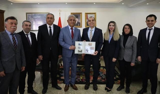 PTT Heyetinden Vali Taşolar’a Nezaket Ziyareti