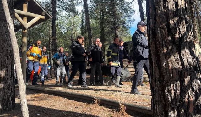 Ormanlık alanda erkek cesedi bulundu
