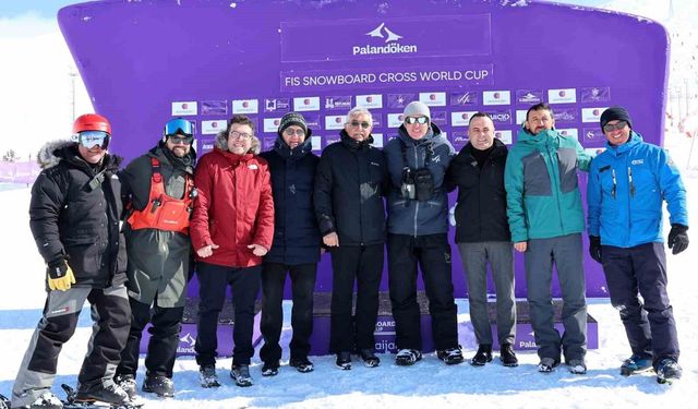 Palandöken'de FIS SBX Snowboard Dünya Kupası zirvesi