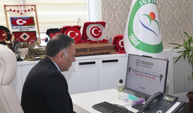 Rektör Gürel, Türkiye’nin İlk Yerli ve Millî Şeker Pancarı Tohumu Projesini Tanıttı