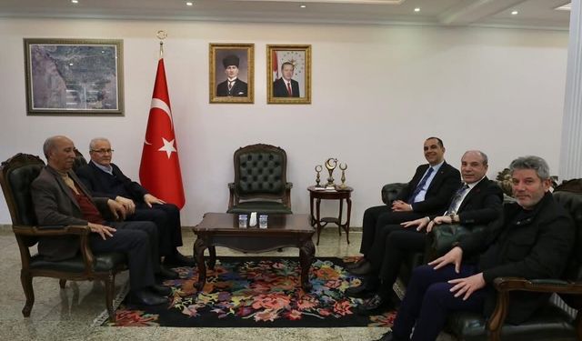 Eski Milletvekili Ali Güner ve Abbas Gündüz’den Vali Taşolar’a Ziyaret