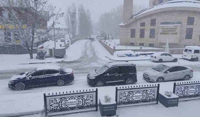 Çaldıran'da bahar beklenirken kış geri döndü